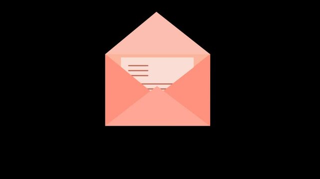 opening envelope icon animation