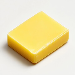 Beeswax Block Natural  Pure on white background