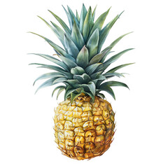 Fototapeta premium Vibrant Pineapple: A Tropical Delight