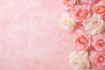 Delicate floral arrangement soft pink background nature photography calm atmosphere close-up elegance and beauty