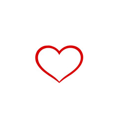 red heart with transparent background PNG and JPEG image