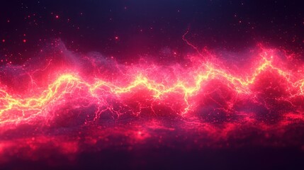Fiery energy waves