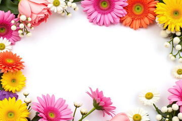 bunch of flowers sitting on top of a table1