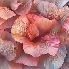 Luxurious background design with adenium flowers flowers image created with AI, Colored floral background made of flowers and flower petals of different shapes and textures, 