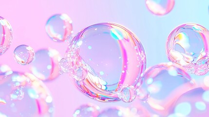 Vibrant Holographic Spectrum, an enchanting display of shifting colors in a void, reflecting a mesmerizing interplay of light and surface, creating a captivating visual experience.