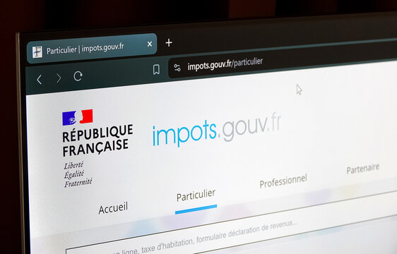 Page site web impots.gouv.fr	