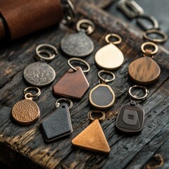 Keychains with Unique Shapes
