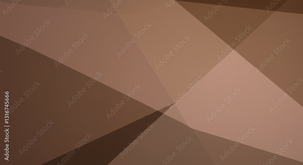 Poster abstract geometric pattern in warm brown tones, creating a modern visual texture.