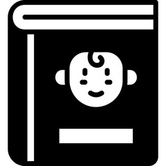 Guide Book glyph icon