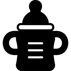 Milk Bottle glyph icon