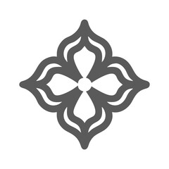 Elegant Islamic Ornament Vector with Arabic Geometric and Decorative Design-134