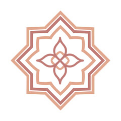 Elegant Islamic Ornament Vector with Arabic Geometric and Decorative Design-150