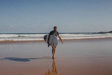 surfer on the beach