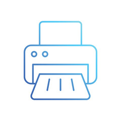 Printer stock illustration