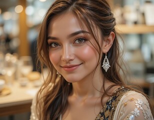 portrait of a young woman