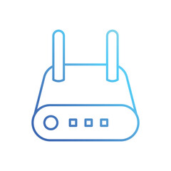 Router stock illustration