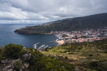 Obraz premium A bay with spectacular views on the island of Madeira