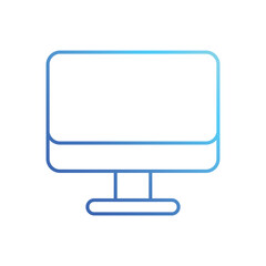 Monitor stock illustration