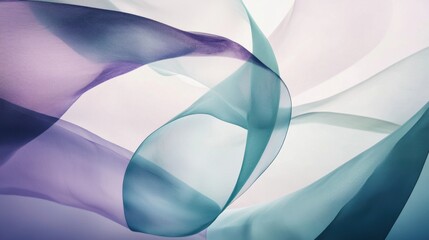 Blue and purple abstract design with swirling patterns evoking imagination and creativity