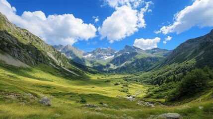 Fototapeta premium nature, mountains, landscape, peaks