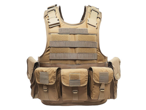 recommend clip art: Military tactical vest on a white background