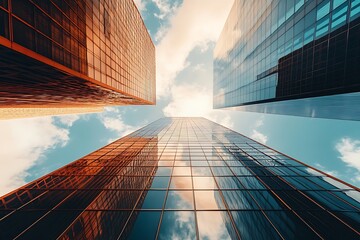 ESG principles highlighted in skyscraper design  

