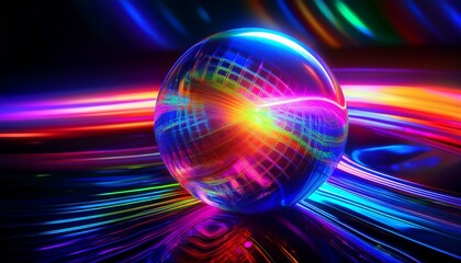 Obraz premium Orbs as a symbol of future innovation. 