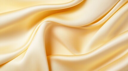 Fototapeta premium Elegant Gray-Gold Abstract Background with Soft Pale Yellow Silk Satin Fabric, Luxurious and Shimmering for Birthday Celebration Design