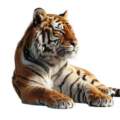 Obraz premium Majestic Bengal Tiger: A Portrait of Untamed Beauty