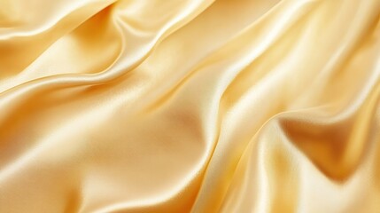 Obraz premium Elegant Gray-Gold Abstract Background with Soft Pale Yellow Silk Satin Fabric, Luxurious and Shimmering for Birthday Celebration Design