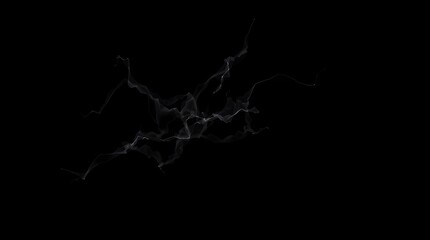 Electric Surge on Black: Capture the raw energy of a lightning strike in the dark sky, a dramatic display of nature's power.