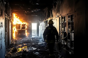 Implications of fire on data center systems
