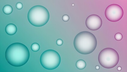 pastel color green and pink water drops background