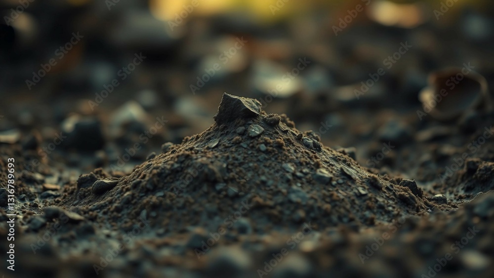 Aufkleber idea of untouched nature represented by mud serves as a powerful force that can evoke a deep connect