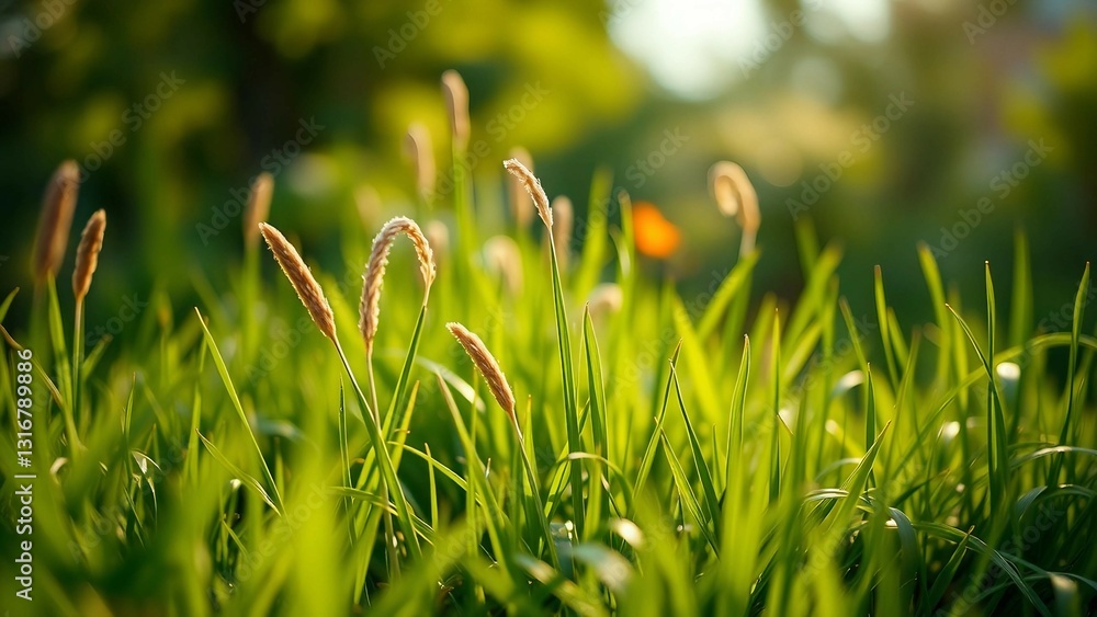 Poster idea of tending to both our internal and external environments through a grass garden serves as a re