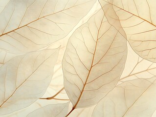 Close-up of delicate, translucent leaves.