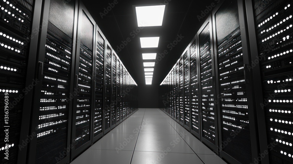 Poster a glimpse into the digital core: exploring the immense server room