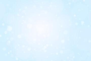 Fototapeta premium Blurred bokeh light on blue background