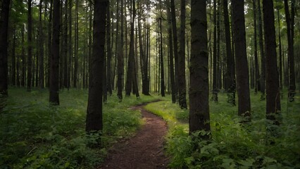 Fototapeta premium path in the woods