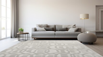rug heather grey pattern