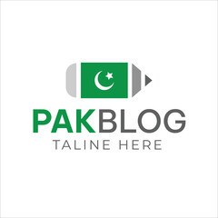 Pakistan blogs or stationary company logo design