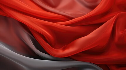 Obraz premium textile red and gray abstract