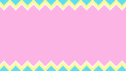 Easter Pixel Art Background. Easter Wallpaper. Block Shape Pattern Background. Geometric Shapes. Pinky Background. Backdrop.