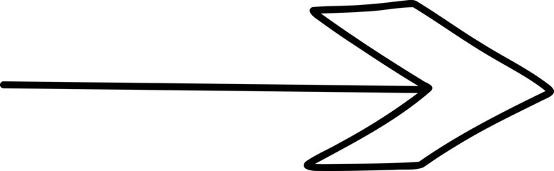 Obraz premium Stylish graphic arrow illustration with a sleek and modern design. Perfect for infographics, presentations, web design, navigation icons, and creative projects. Available in high-quality digital forma