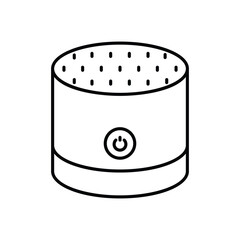 Bluetooth speaker stock illustration