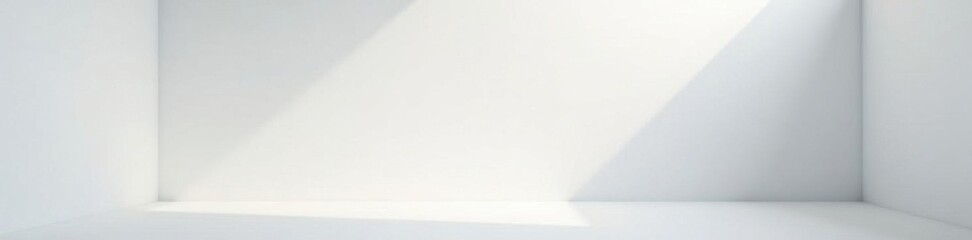 Sleek white panels, subtle gradients, soft light,  reflective, white,  minimalist