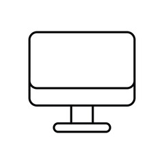 Monitor stock illustration