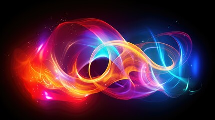 Obraz premium neutral light effect isolated