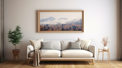 living blurred interior home frame