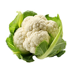 Cauliflower Isolated on Transparent Background